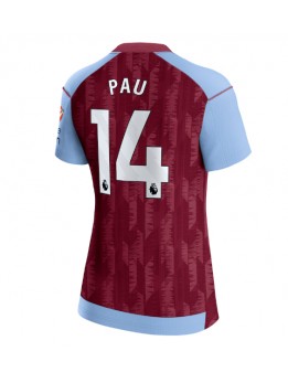 Aston Villa Pau Torres #14 Heimtrikot für Frauen 2023-24 Kurzarm